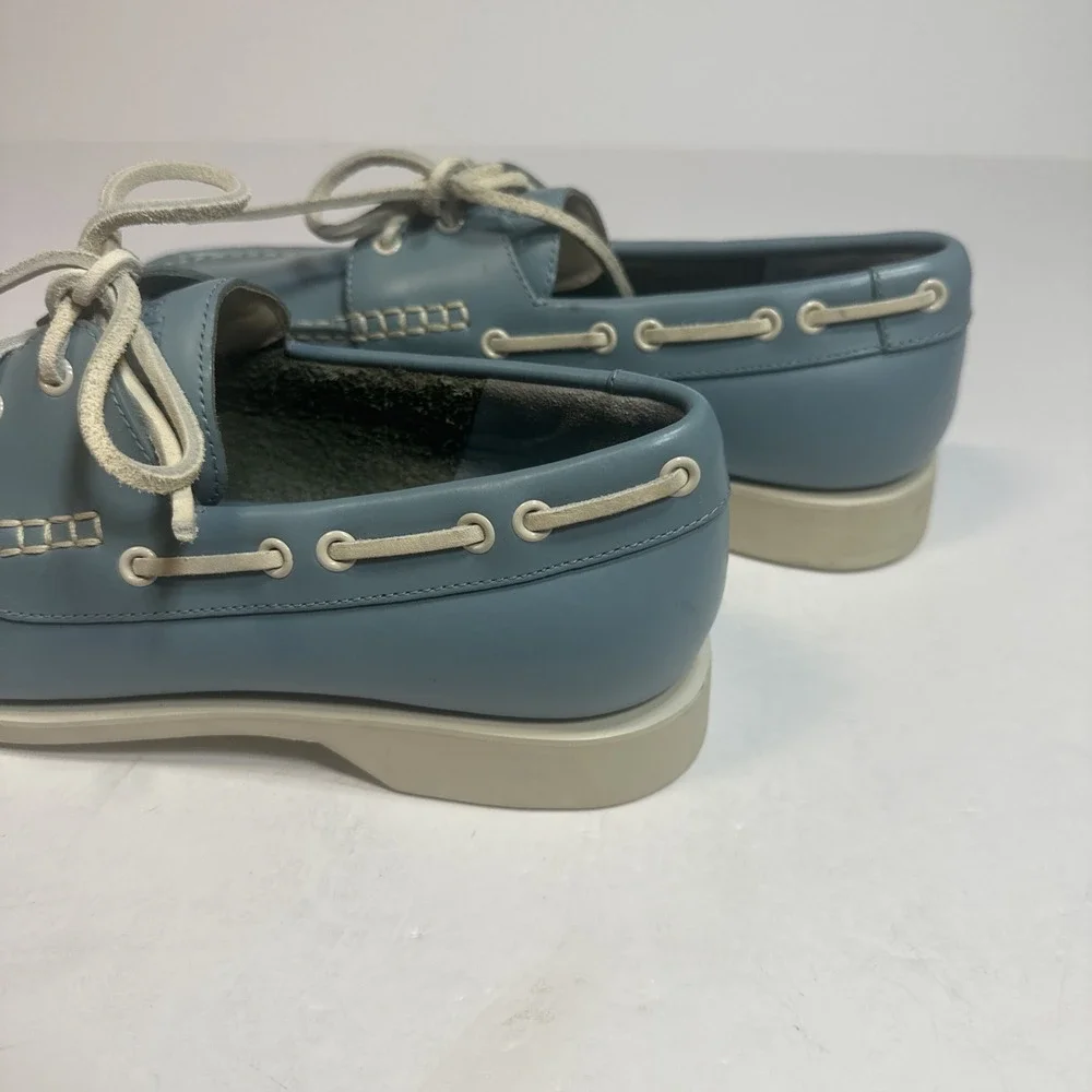 Cole Hahn Resort Yacht Club Blue Boating Shoes Leather Sailing 9.5M C00035